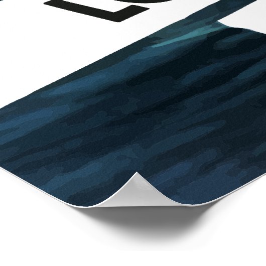 たゆまぬ話をすると命が落ちる ポスター (角)