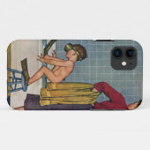 たらいのスキューバ Case-Mate iPhoneケース (裏面(横))