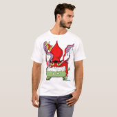 たらいの巨大なイカ Tシャツ (正面フル)