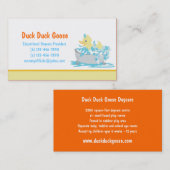 たらいの託児所か名刺のテンプレートで引込めて下さい 名刺 (正面/裏面)