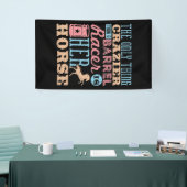 たる競走馬熱狂するより唯一のもの 横断幕 (トレードショー)