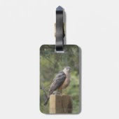 たる製造人のタカの荷物のラベル ラゲッジタグ (裏面縦)