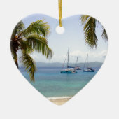 たる製造人の島英領バージン諸島 セラミックオーナメント (正面)