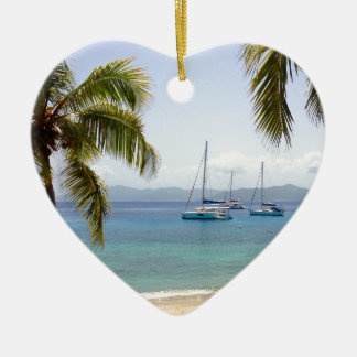 たる製造人の島英領バージン諸島 セラミックオーナメント
