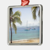 たる製造人の島英領バージン諸島 メタルオーナメント (左)