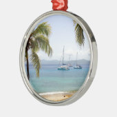 たる製造人の島英領バージン諸島 メタルオーナメント (左)