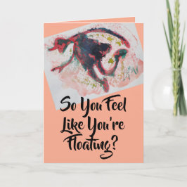 だからあなたは浮感じいているGet Well Cardが好き サンキューカード