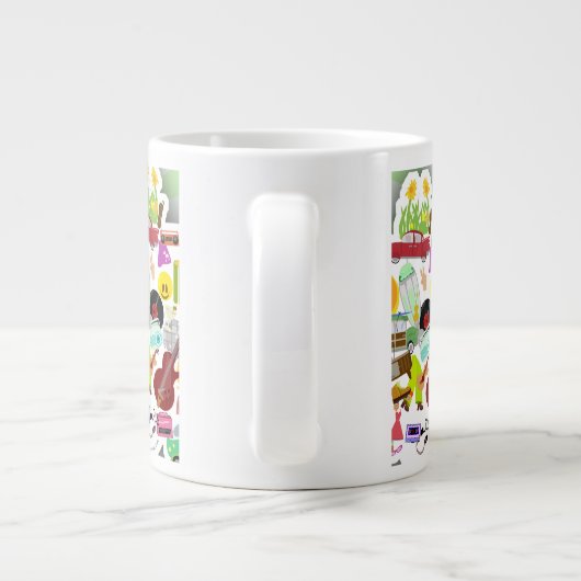 だからおもしろいレトロコラージュも ジャンボコーヒーマグカップ (裏面)