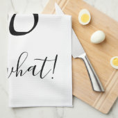 だからおもしろい水の色フローラ60誕生日 キッチンタオル (四つ折り)