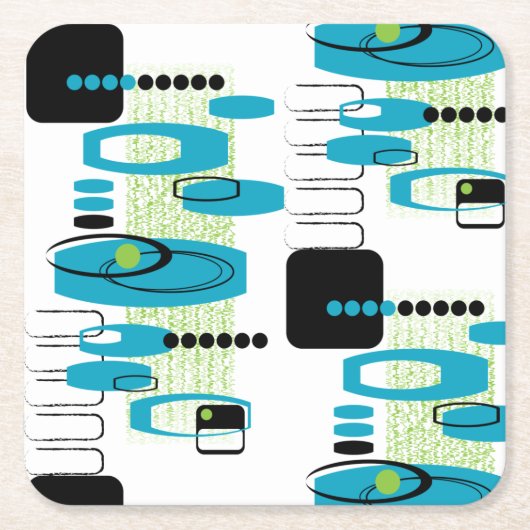 だからお尻Aゴーナプキン スクエアペーパーコースター (正面)