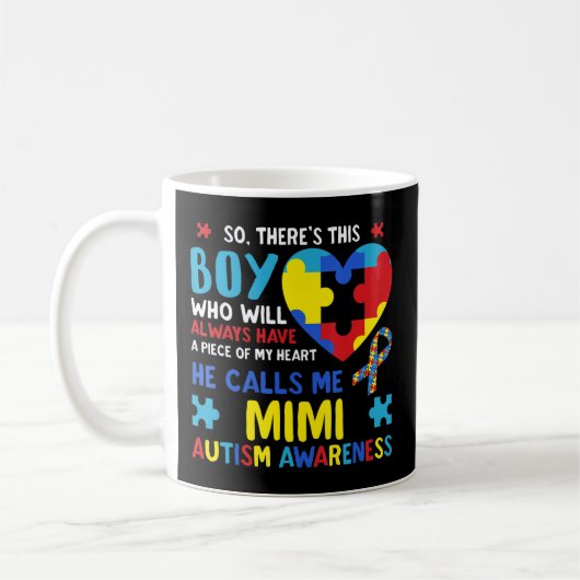 だからこの男の子はいつも一つを持つ コーヒーマグカップ (左)