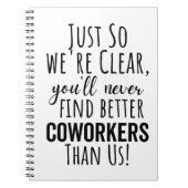 だからよ澄んり良い同僚を見つけられなかった ノートブック (正面)