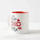 "だからキス私"マグ ツートーンマグカップ (正面左)