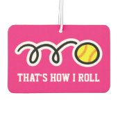 だからソフトボー転がルのおもしろい車の空気 カーエアーフレッシュナー (裏面)