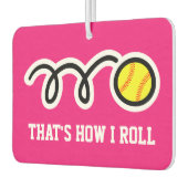 だからソフトボー転がルのおもしろい車の空気 カーエアーフレッシュナー (左)