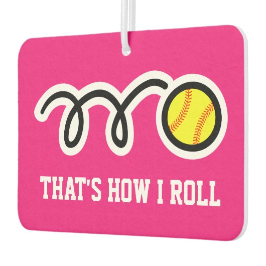 だからソフトボー転がルのおもしろい車の空気 カーエアーフレッシュナー (左)