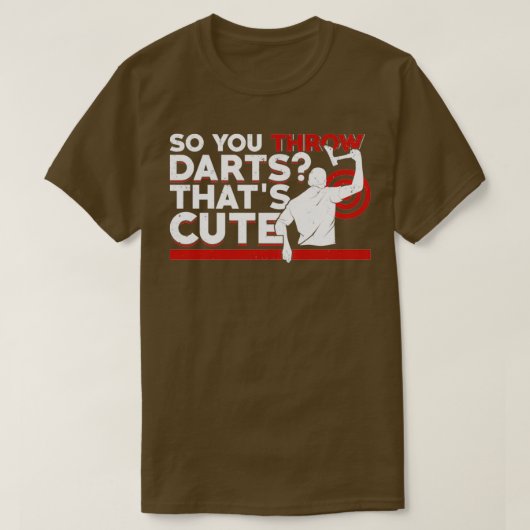 だからダーツを投げるx27sかわいい斧のスロワーギフト tシャツ (デザイン正面)