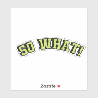 だから何のグリーン文字 シール