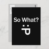 だから何？ ポストカード (正面/裏面)