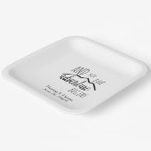 だから冒険は山素朴の結婚Paを始める ペーパープレート (傾斜あり)