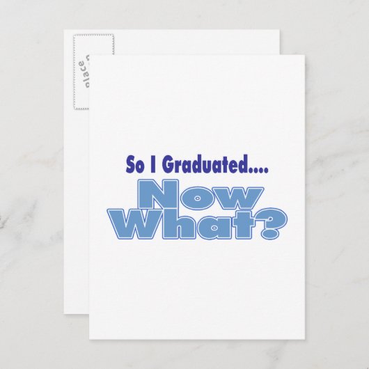 だから卒業した…今の内容 案内ポストカード (正面/裏面)