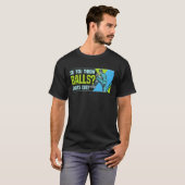 だから可愛い野球投手のボールを投げる Tシャツ (正面フル)