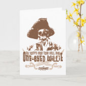 「だから君を片目のウィリーと呼ぶんだ」 カード (黄色い花)