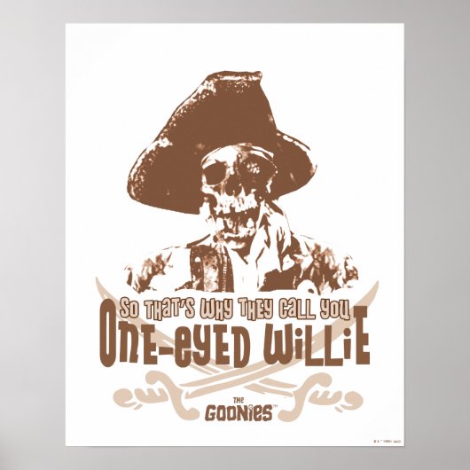 「だから君を片目のウィリーと呼ぶんだ」 ポスター (正面)