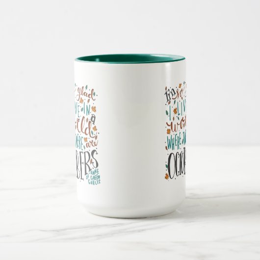 だから喜んで10月の引用文マグ マグカップ (中央)