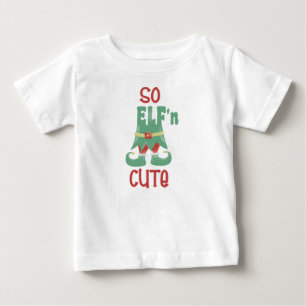 だから小妖精や小人の可愛いおもしろいクリスマス ベビーTシャツ