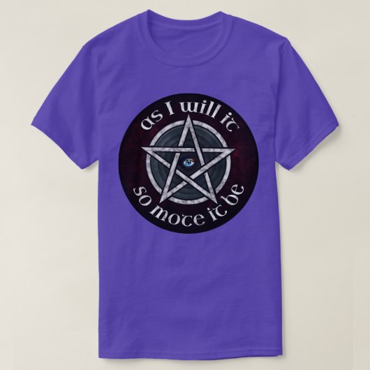 だから少し五芒星だ Tシャツ (デザイン正面)