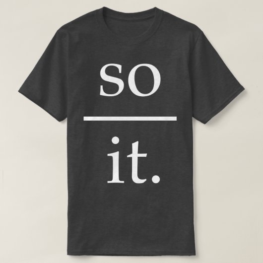 だから帽子 Tシャツ (デザイン正面)