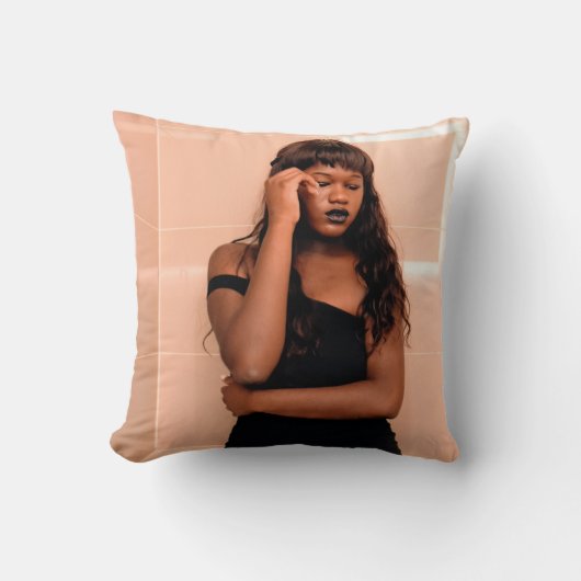 "だから悪い日を過ごした"心地よい枕 クッション (正面)