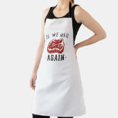 だから我々は再び肉を食べる エプロン (インサイチュ)