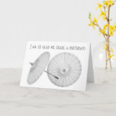 だから我々は"共有"誕生日 カード (黄色い花)