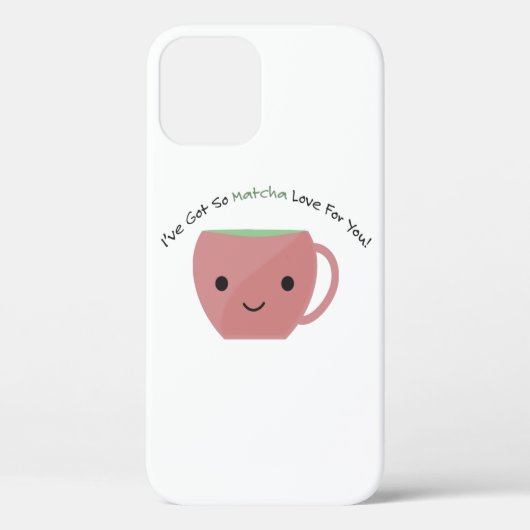 だから抹茶はあなたのために愛 Case-Mate iPhoneケース (裏面)