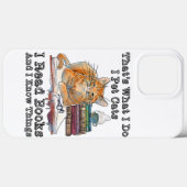だから本で知っている猫を読愛猫するのよ Case-Mate iPhoneケース (裏面 (横))