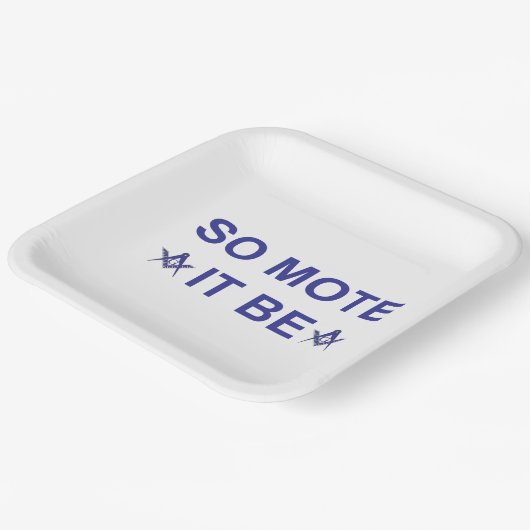 だから気を付けて ペーパープレート (傾斜あり)