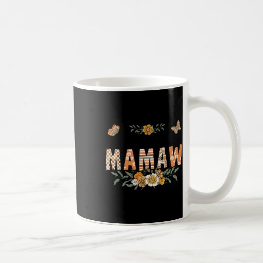 だから神はマムの花を作った幸せな母の日グランド コーヒーマグカップ (右)