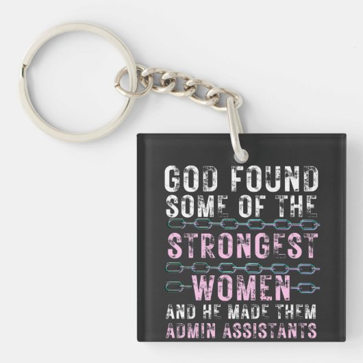 だから神は最強の女性を見つけた キーホルダー (正面)