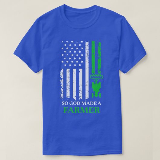 だから神は農家農業農家 Tシャツ (デザイン正面)