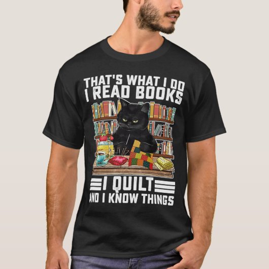 だから私が掛け布団読で知っている本を読む Tシャツ (正面)