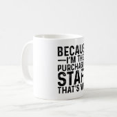 だから私が購買スタッフだから コーヒーマグカップ (正面左)
