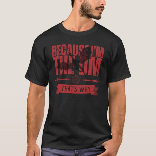 だから私がdmだから tシャツ (正面)