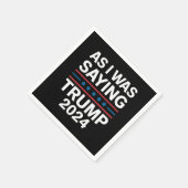 だから私はことわざトランプ2024ドナルドトランプ スタンダードカクテルナプキン (角)