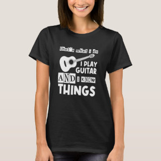 だから私はギター遊でも知っているの Tシャツ
