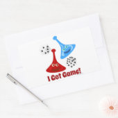 だから私はゲ得ーム 長方形シール (封筒)