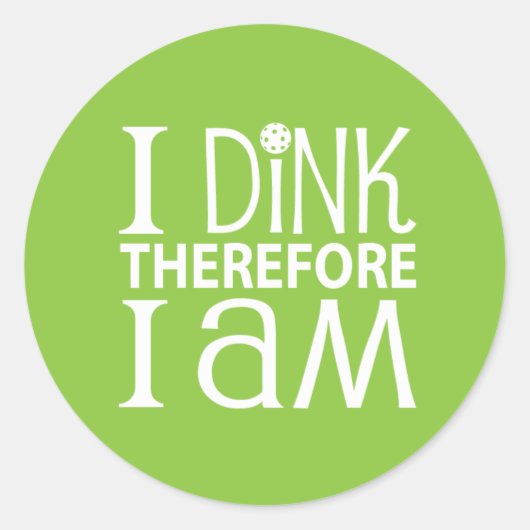 だから私はピックボールだ ラウンドシール (正面)