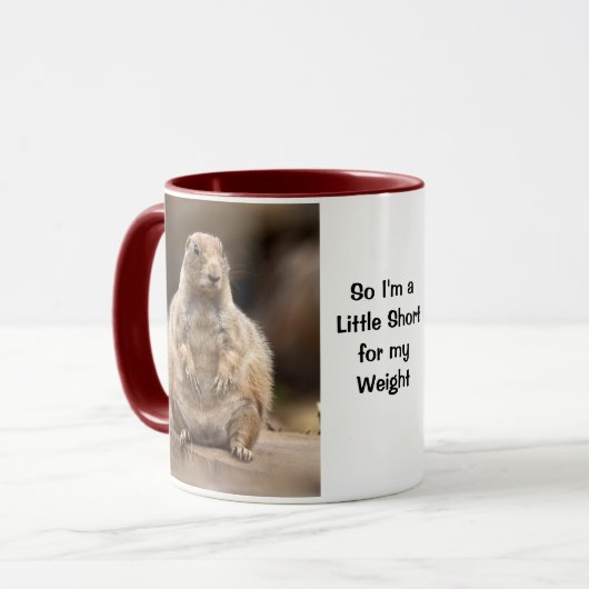 だから私は体重のマグに少し足りない マグカップ (正面左)