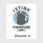 だから私は動物スカンクおもしろいプンである シール (シート)